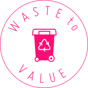 BIOVOX: Waste To Value Material Badge